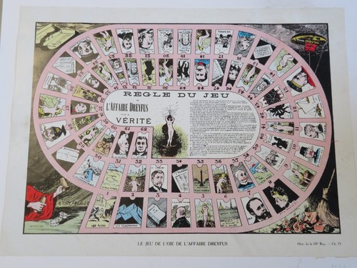 Affichette jeu oie - de, l'oie