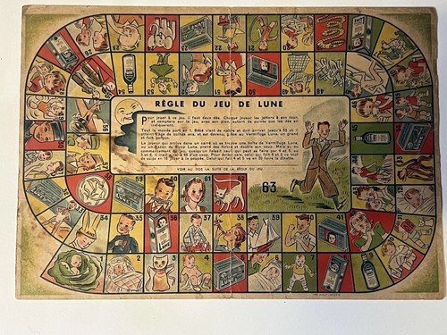 Jeu lune type l - de, de
