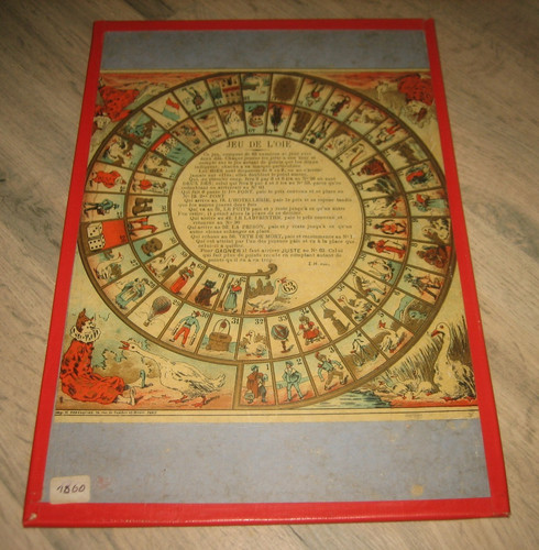 Ancien jeu oie - ancien, de