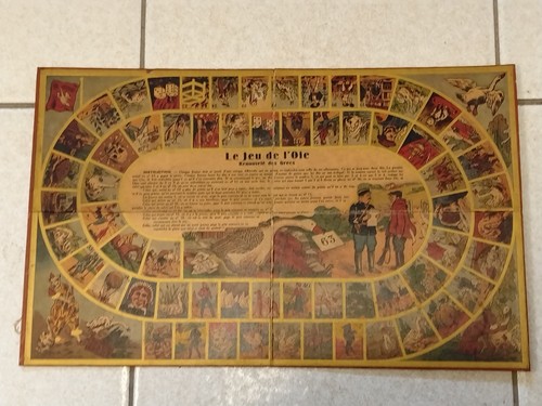 Jeu oie ancien - l'oie,