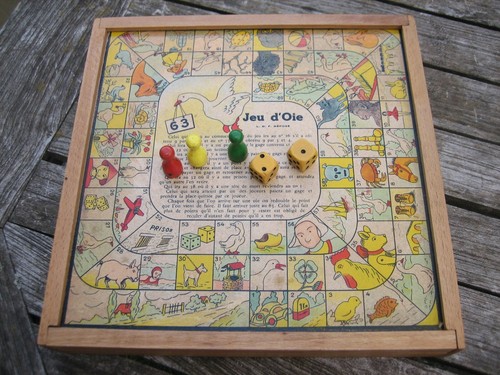 Ancien coffret jeu oie - ancien, de