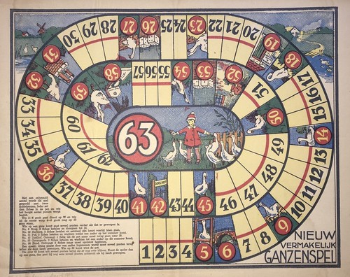 Jeu oie ancien - jeu, 1940