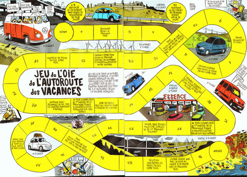 Jeu oie sur - de, l'oie