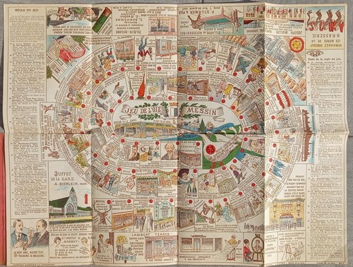 Jeu oie messin 1900 metz - l'oie,